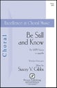 Be Still and Know SATB choral sheet music cover